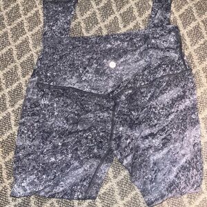 Lululemon Athletica Gray Patterned Leggings